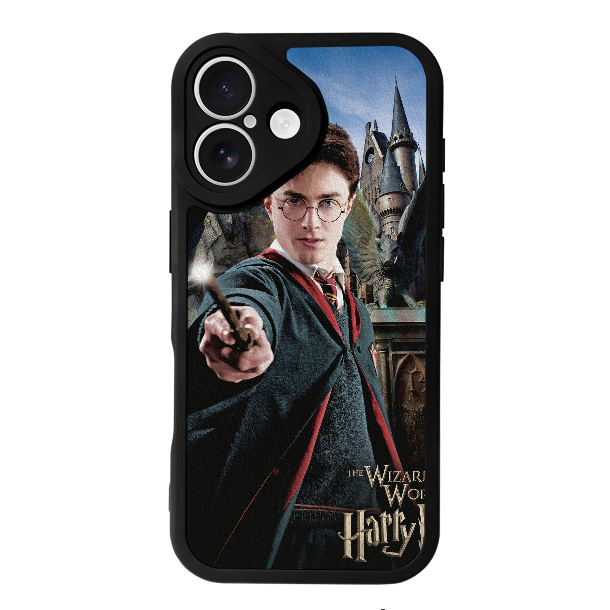 （画像用） Harry Potter ハリー・ポッターシリーズ 【iPhone 16シリーズ対応】シリコンスマホケース（レザー調） 材質：シリコン